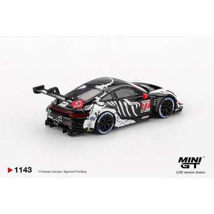1/64 Porsche 911 GT3 R #77 AO Racing  2025 IMSA  Petit Le Mans  - MGT01143