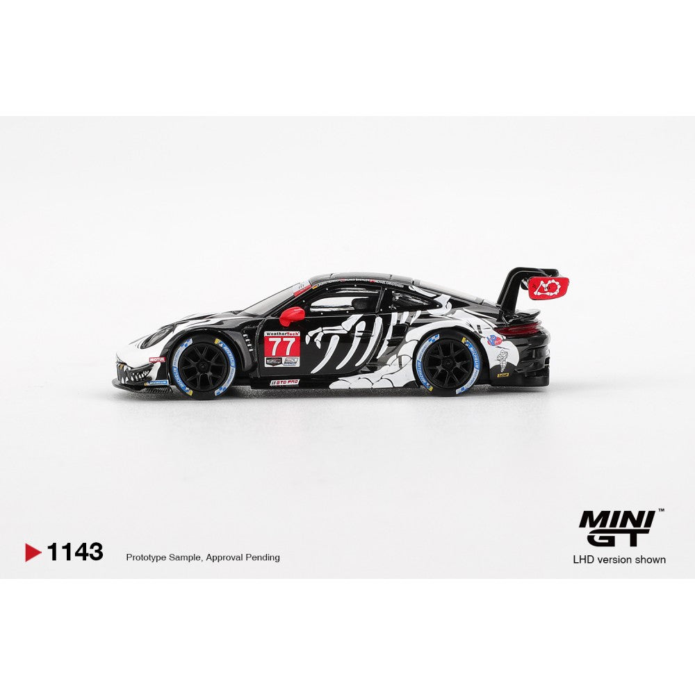 1/64 Porsche 911 GT3 R #77 AO Racing  2025 IMSA  Petit Le Mans  - MGT01143