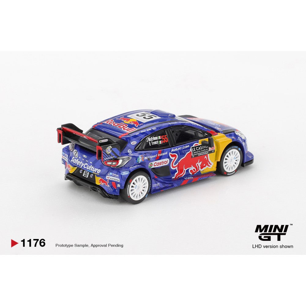 1/64 FORD PUMA RALLY1 NO.55 M.SPORT FORD WRT 2025 RALLY MONTE-CARLO - MiniGT - MGT01176