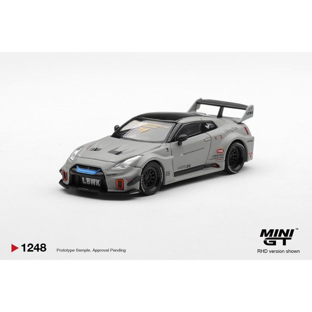 1/64  NISSAN LB-SILHOUETTE WORKS GT 35GT-RR VER.1 MATT GREY - Mini GT - MGT01248