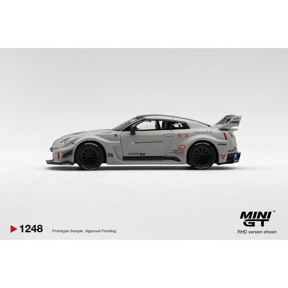 1/64  NISSAN LB-SILHOUETTE WORKS GT 35GT-RR VER.1 MATT GREY - Mini GT - MGT01248