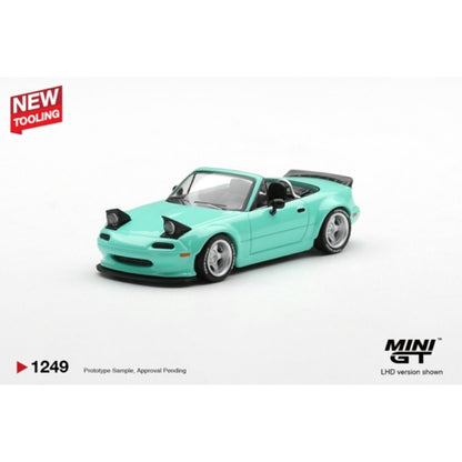 1/64  MAZDA MX-5 (NA) PANDEM MINT GREEN - Mini GT - MGT01249