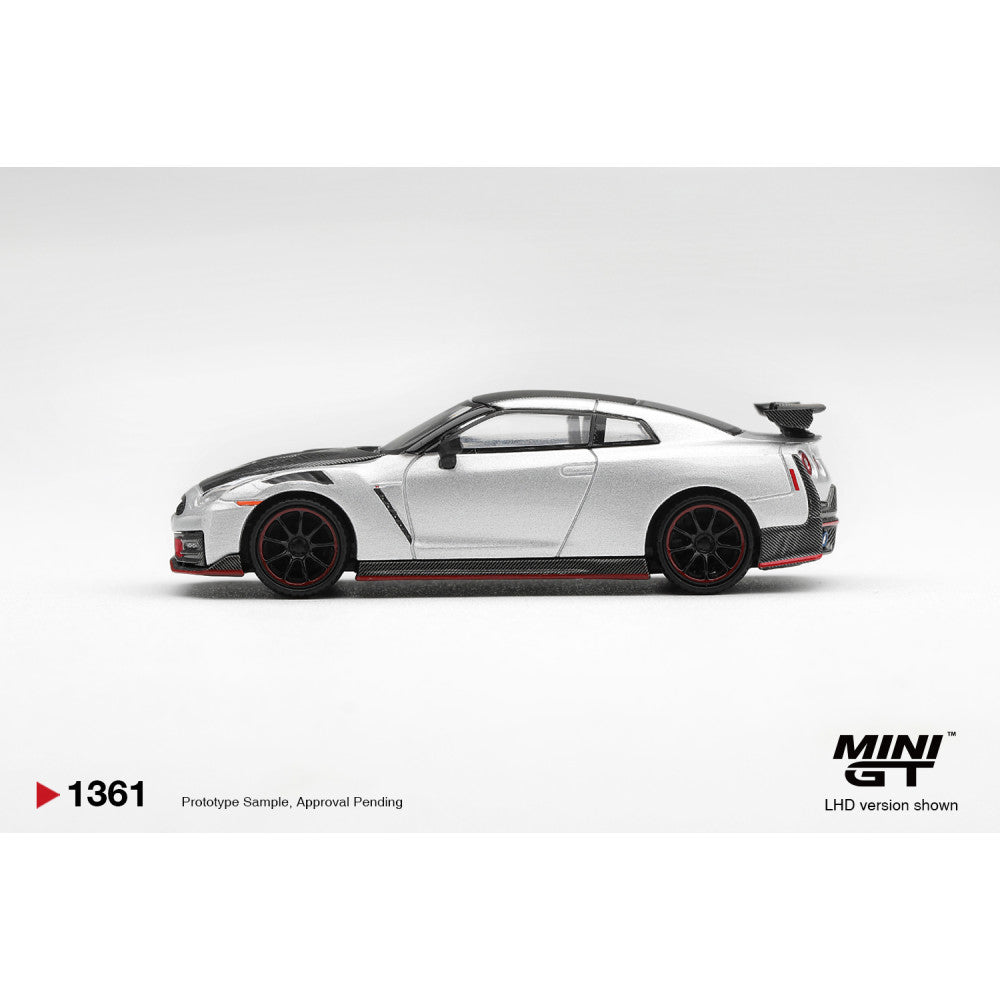 1/64 NISSAN GT-R NISMO 2024 SILVER - Mini GT - MGT01361