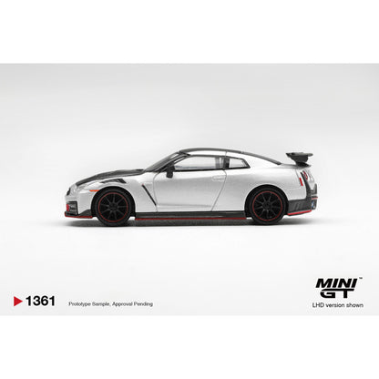 1/64 NISSAN GT-R NISMO 2024 SILVER - Mini GT - MGT01361