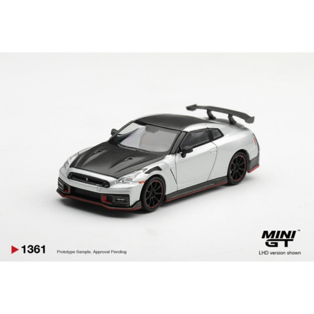 1/64 NISSAN GT-R NISMO 2024 SILVER - Mini GT - MGT01361