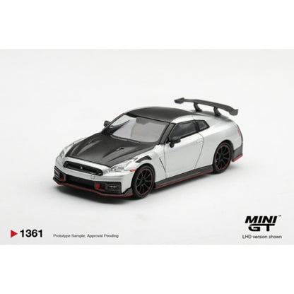 1/64 NISSAN GT-R NISMO 2024 SILVER - Mini GT - MGT01361