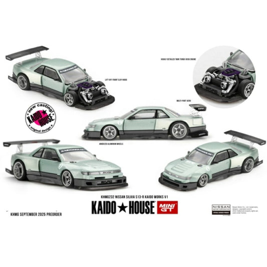 1/64 NISSAN SILVIA S13-R KAIDO WORKS V1 - MGTKHMG232