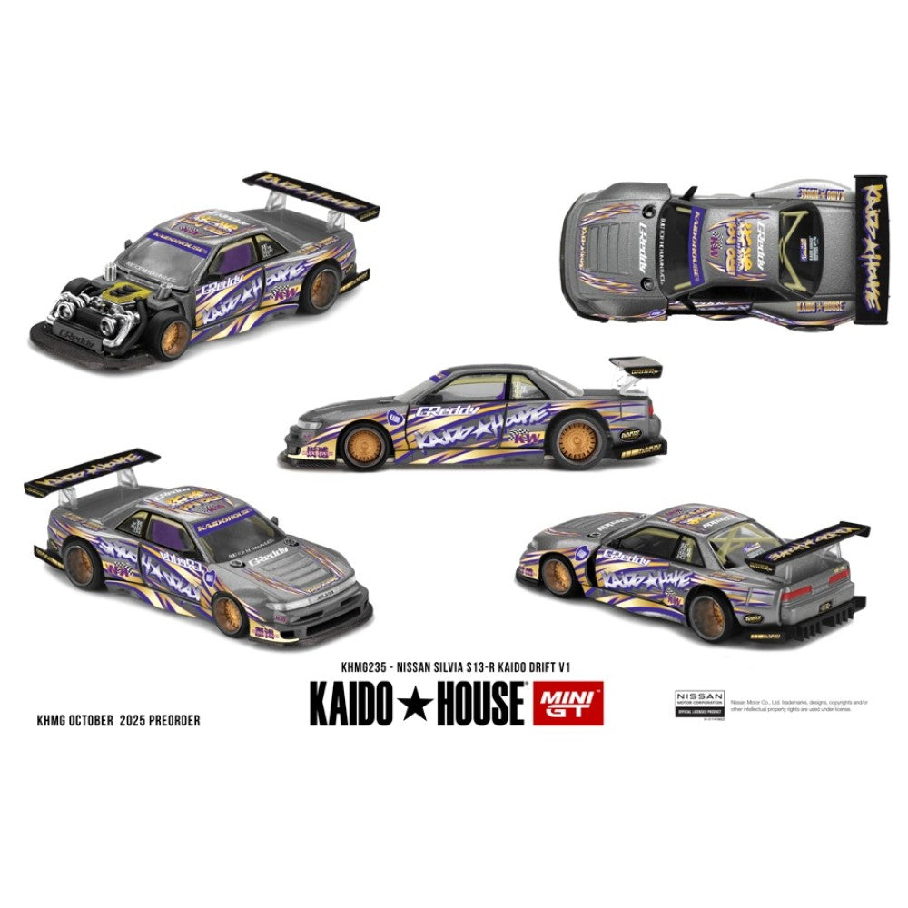 1/64 NISSAN SILVIA S13-R KAIDO DRIFT V1 - MGTKHMG235 – KRW Models