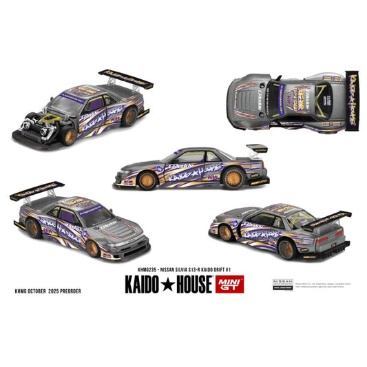 1/64 NISSAN SILVIA S13-R KAIDO DRIFT V1 - MGTKHMG235