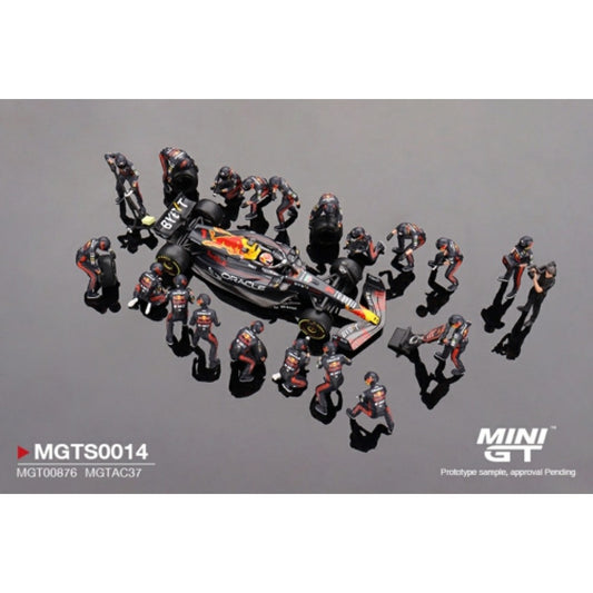 1/64 1/64 ORACLE RED BULL RACING RB19 NO.1 M.VERSTAPPEN 2023 F1 2023 JAPANESE GRAND PRIX PIT CREW SET LIMITED EDITION 5000 SETS- MGTS0014