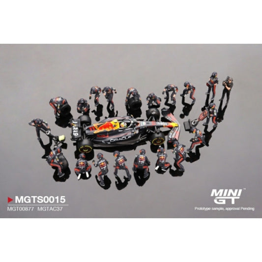 1/64 ORACLE RED BULL RACING RB19 NO.11 S.PEREZ 2023 F1 2023 JAPANESE GRAND PRIX PIT CREW SET LIMITED EDITION 5000 SETS- MGTS0015