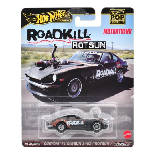 1/64 HOT WHEELS POP CULTURE 2023 MOTORTREND CUSTOM '71 DATSUN 240Z ROTSUN HKC37