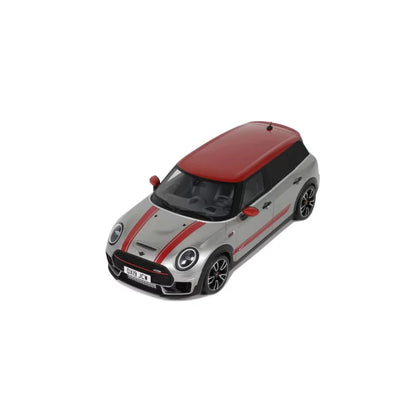 1/18 2021 Mini Clubman (F54) JCW Melting Silver III, silver/red  - Otto Models - OTT1106