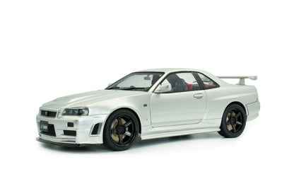 1/18 - Nissan Skyline (R34) GT-R Z Tune Silver 1999 - Solido 1804312