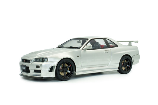 1/18 - Nissan Skyline (R34) GT-R Z Tune Silver 1999 - Solido 1804312