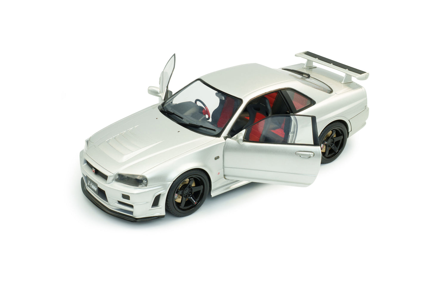 1/18 - Nissan Skyline (R34) GT-R Z Tune Silver 1999 - Solido 1804312