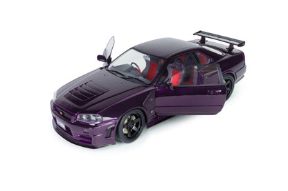 1/18 - Nissan Skyline (R34) GT-R Z Tune Midnight Purple 1999 - Solido 1804311