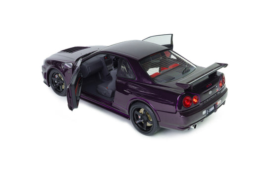 1/18 - Nissan Skyline (R34) GT-R Z Tune Midnight Purple 1999 - Solido 1804311