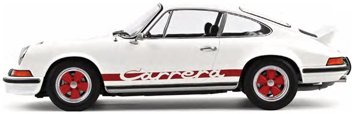 1/12- Porsche 911 Carrera RS 2.7 Grand Prix White/Red 1973 - NOV 127514