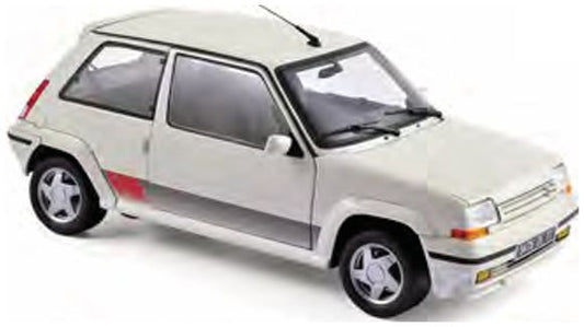 1/18 - RENAULT - R5 SUPERCINQUE GT TURBO PHASE II 1989 - PANDA WHITE - Norev 185206