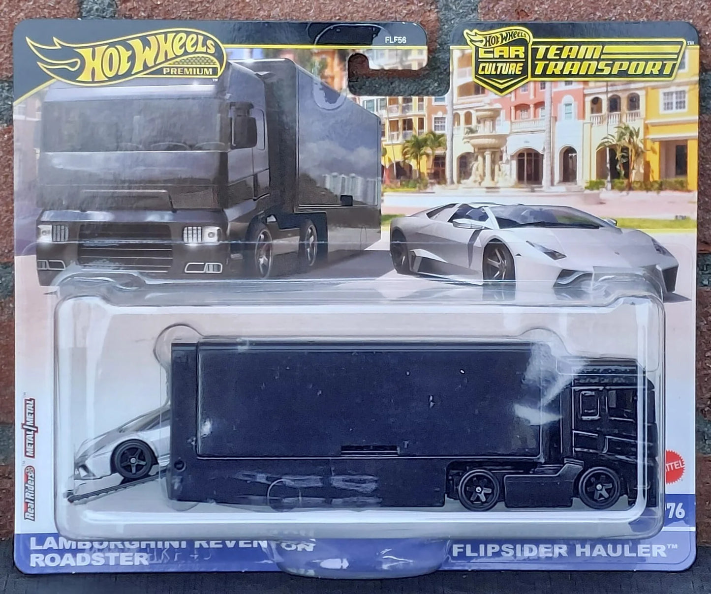 1:64 JBM31 Lamborghini Reventon Roadster & Flipside Hauler - FLF56-978E