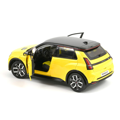 1/18 2024 Renault 5 E-Tech - Pop Yellow and Black - 185500 - Norev