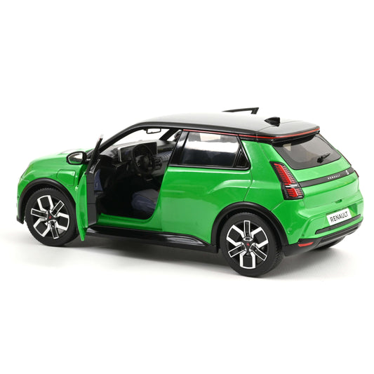 1/18 2024 Renault 5 E-Tech - Pop Green and Black - 185502 - Norev