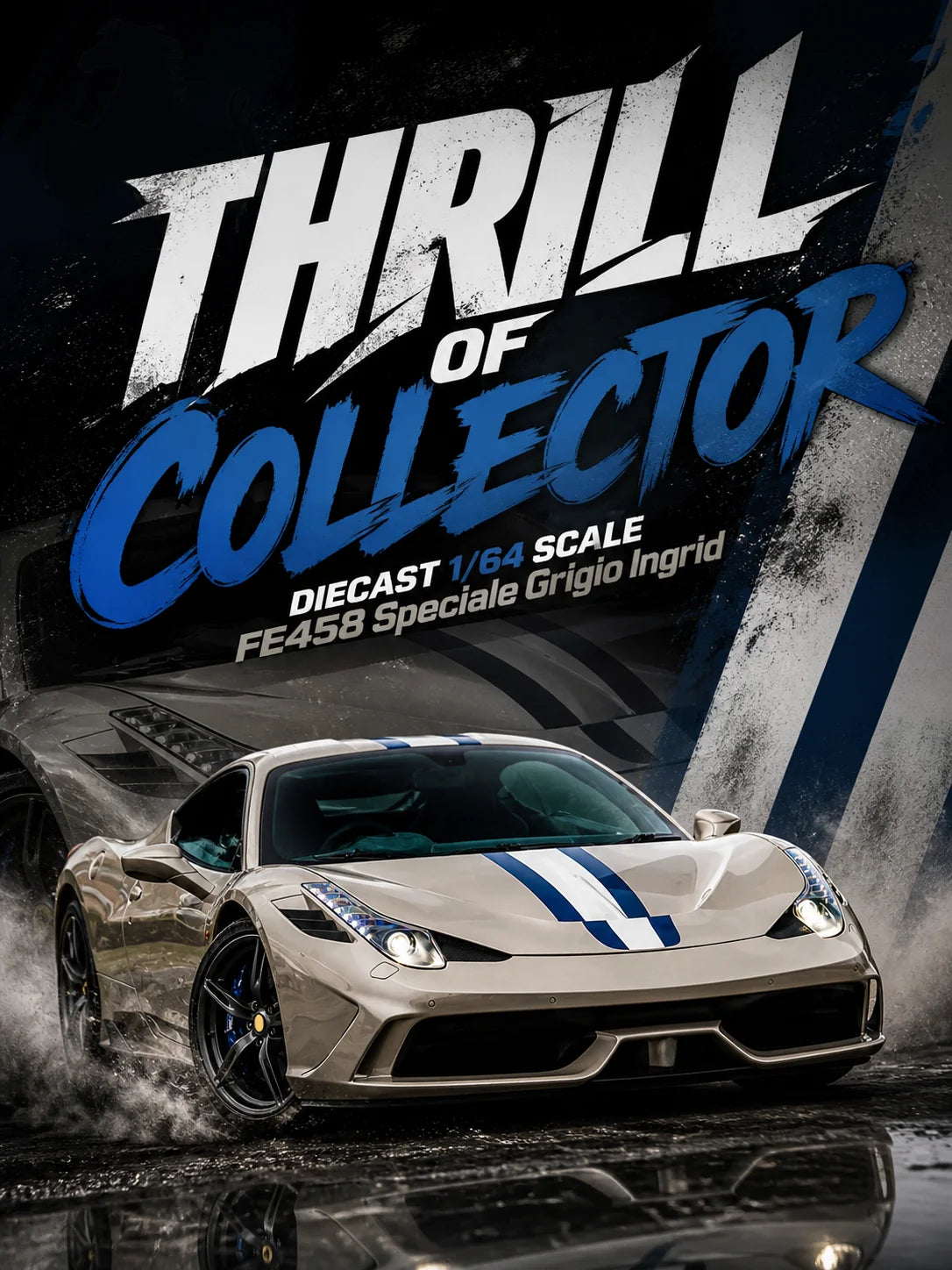 1/64 Ferrari FE458 Speciale  - TOC Models - 5 colour options