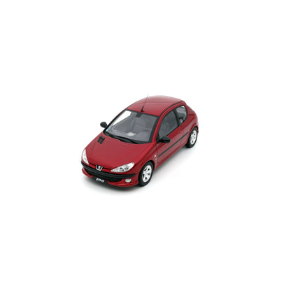 1/18 Peugeot 206 S16 Rouge Lucifer EKQ 1999 - Otto Models - OT1039