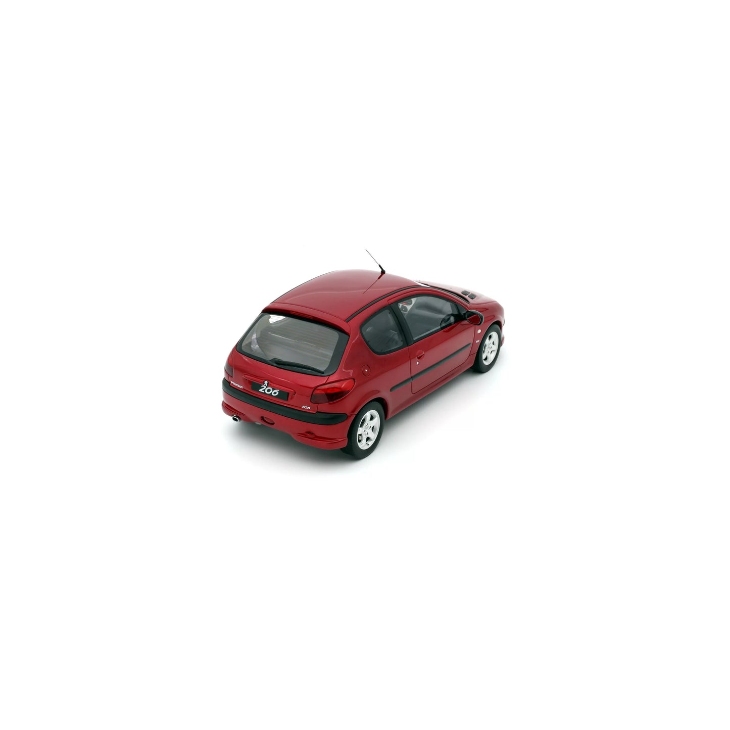 1/18 Peugeot 206 S16 Rouge Lucifer EKQ 1999 - Otto Models - OT1039