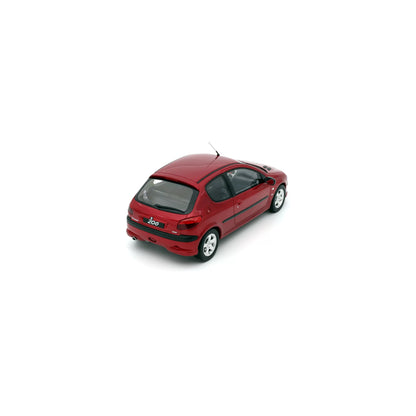 1/18 Peugeot 206 S16 Rouge Lucifer EKQ 1999 - Otto Models - OT1039
