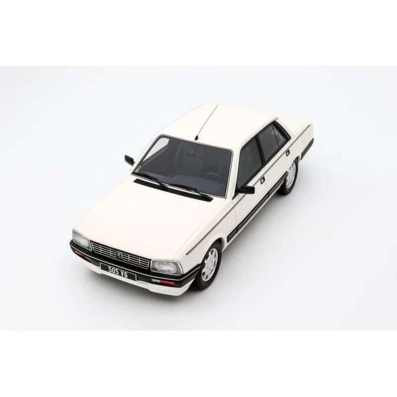 1/18 1989 Peugeot 505 V6, Blanc Meije - Otto Models - OTT1108