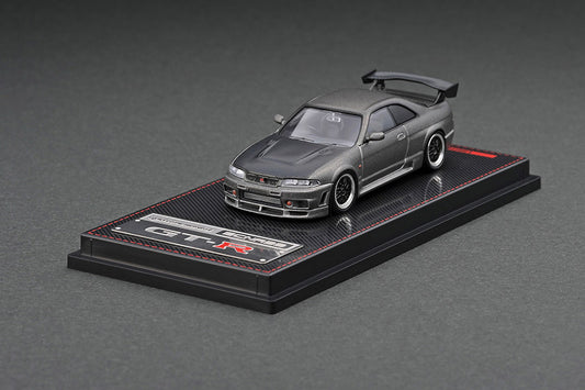 1/64 Nissan Nismo R33 GT-R 400R, titanium grey - Ignition Models - IG2507