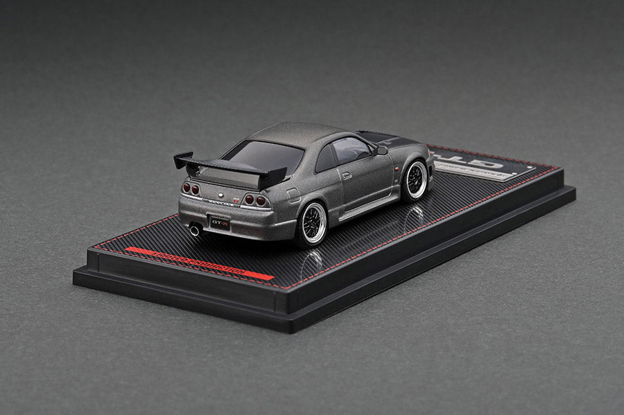 1/64 Nissan Nismo R33 GT-R 400R, titanium grey - Ignition Models - IG2507