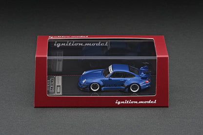 1/64 Porsche RWB 993, matt blue metallic - Ignition Models - IG2150