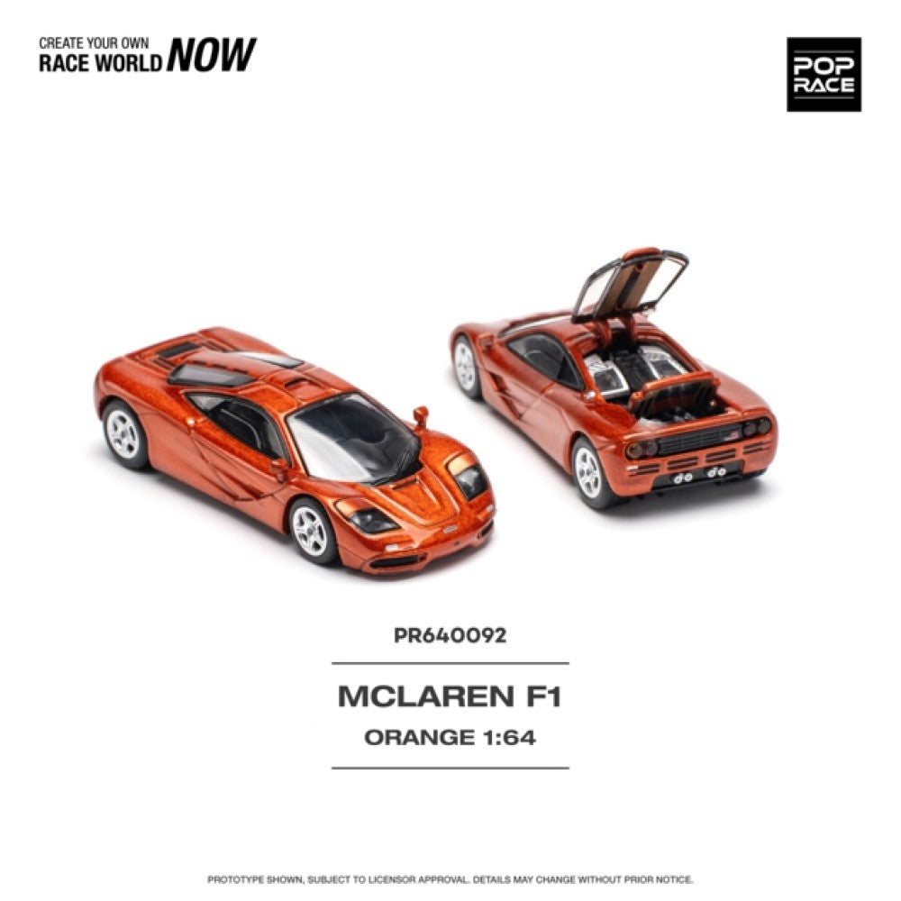 1/64 MCLAREN F1 ORANGE - PR640092