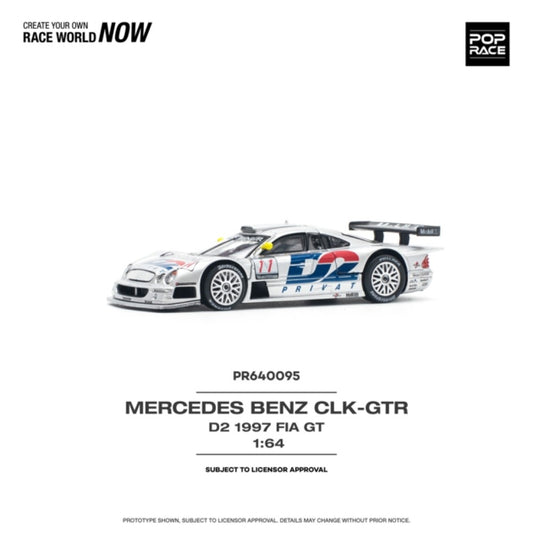 1/64 MERCEDES-BENZ CLK AMG GTR - 1997 FIA GT D2 PRIVAT -  PR640095