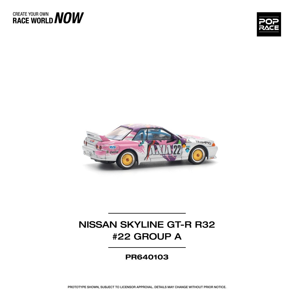 1/64 Nissan Skyline GT-R R32 #22 Axia Group A - Poprace PR640103