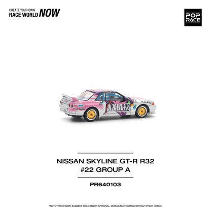 1/64 Nissan Skyline GT-R R32 #22 Axia Group A - Poprace PR640103