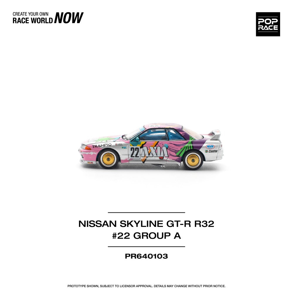 1/64 Nissan Skyline GT-R R32 #22 Axia Group A - Poprace PR640103