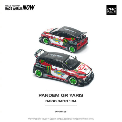 1/64 PANDEM GR YARIS DAIGO SAITO - PR640106