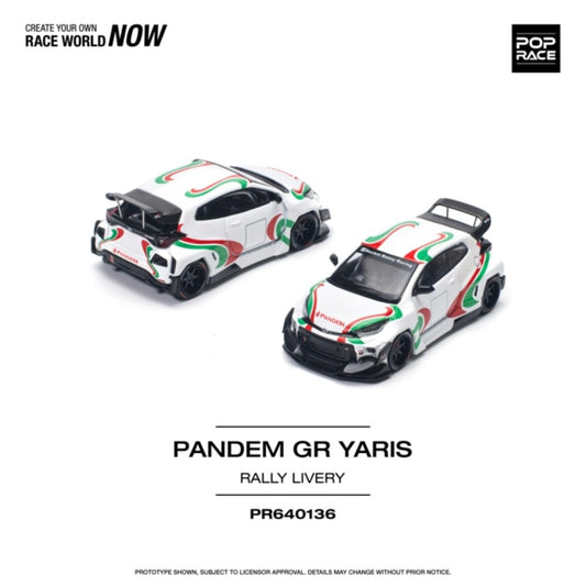 1/64 PANDEM GR YARIS RALLY LIVERY - PR640136