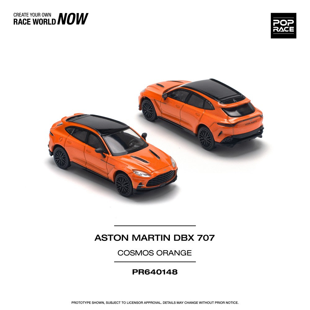 1/64 1/64 ASTON MARTIN DBX 707 COSMOS ORANGE - PR640148