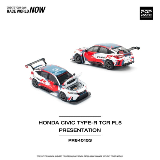 1/64 HONDA CIVIC TYPE-R (FL5) TCR - PRESENTATION - PR640153