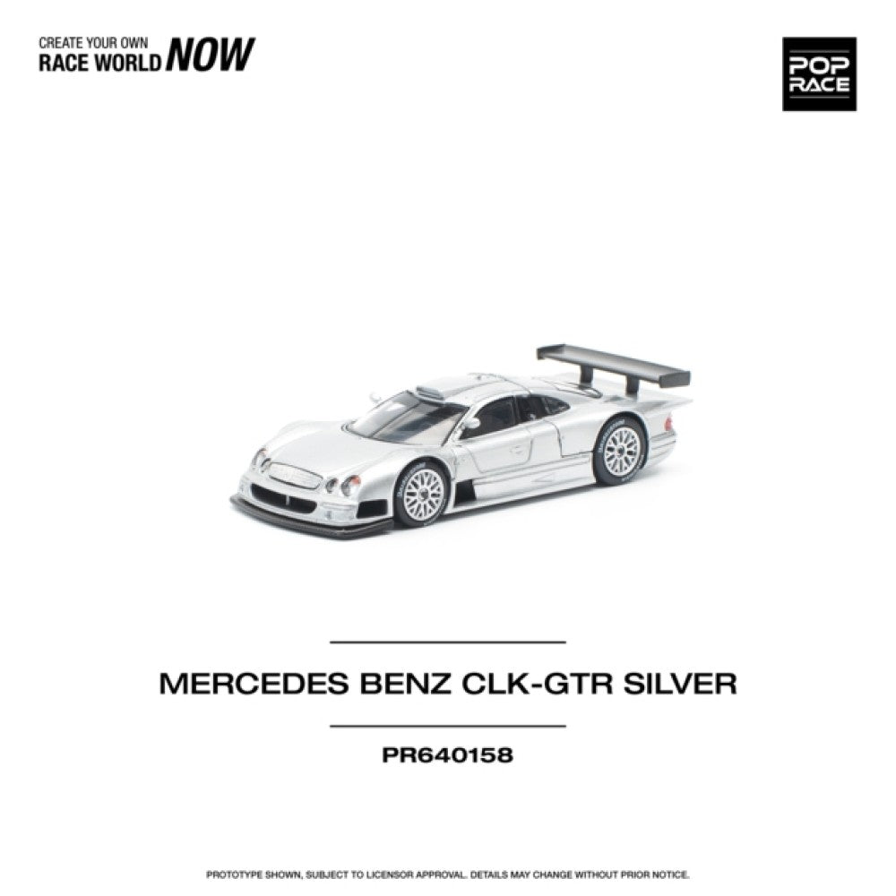 1/64 MERCEDES BENZ AMG CLK GTR SILVER - Poprace - PR640158