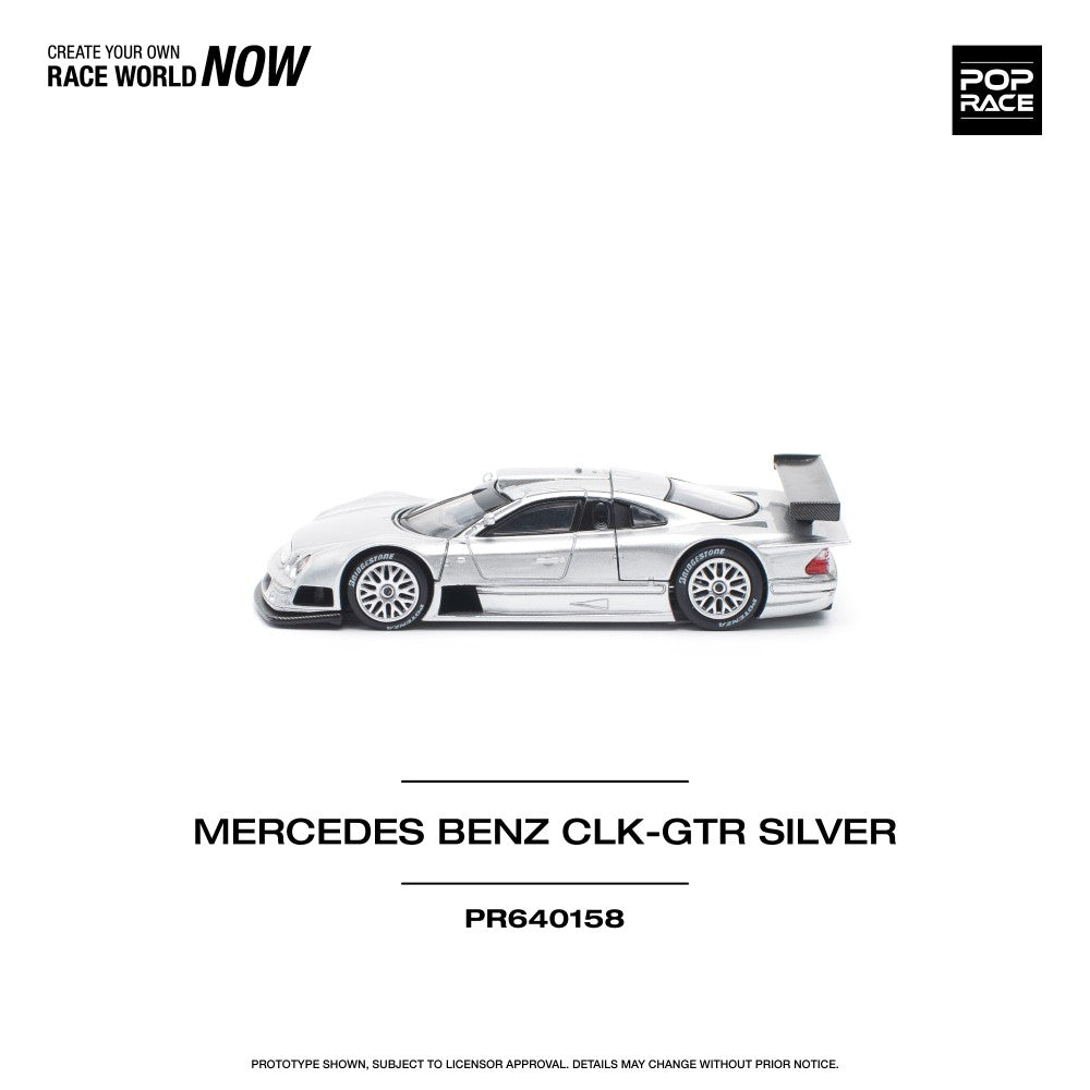 1/64 MERCEDES BENZ AMG CLK GTR SILVER - Poprace - PR640158