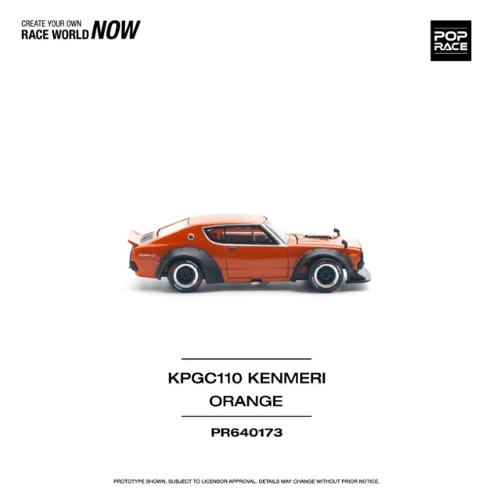 1/64 SKYLINE GT-R V8 DRIFT (KENMERI) ORANGE - PR640173