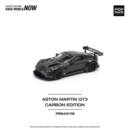 1/64 Aston Martin GT3, carbon edition - Poprace PR640178