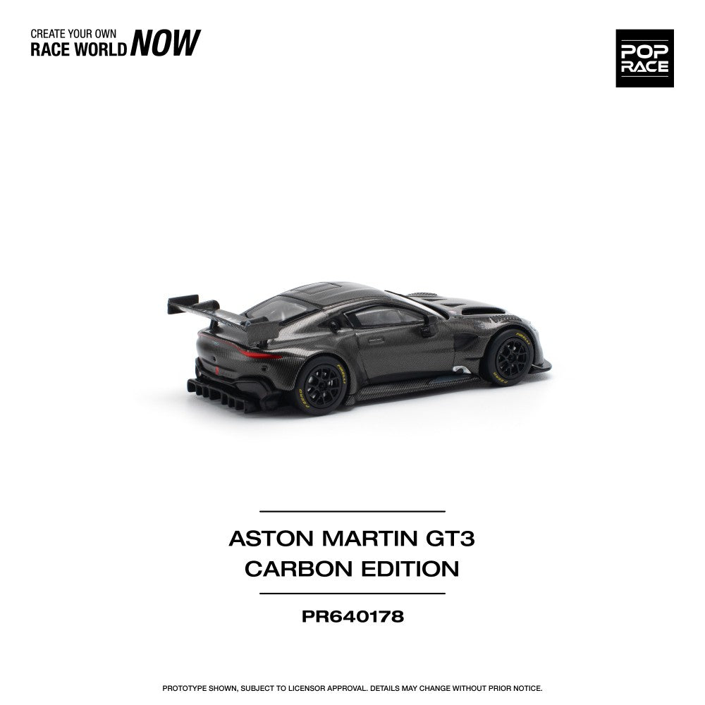 1/64 Aston Martin GT3, carbon edition - Poprace PR640178