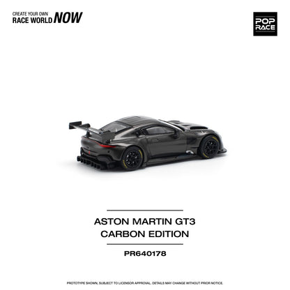 1/64 ASTON MARTIN VANTAGE GT3 - CARBON EDITION - Poprace - PR640178